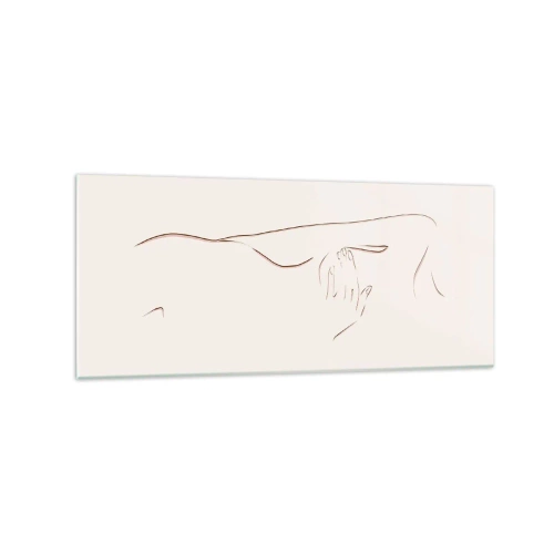 Tablou pe sticlă - Forma dorinței - 120x50 cm