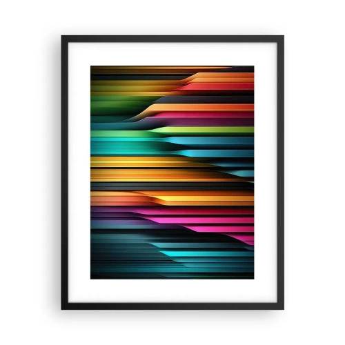 Poster în ramă neagră - Orgă de lumină - 40x50 cm