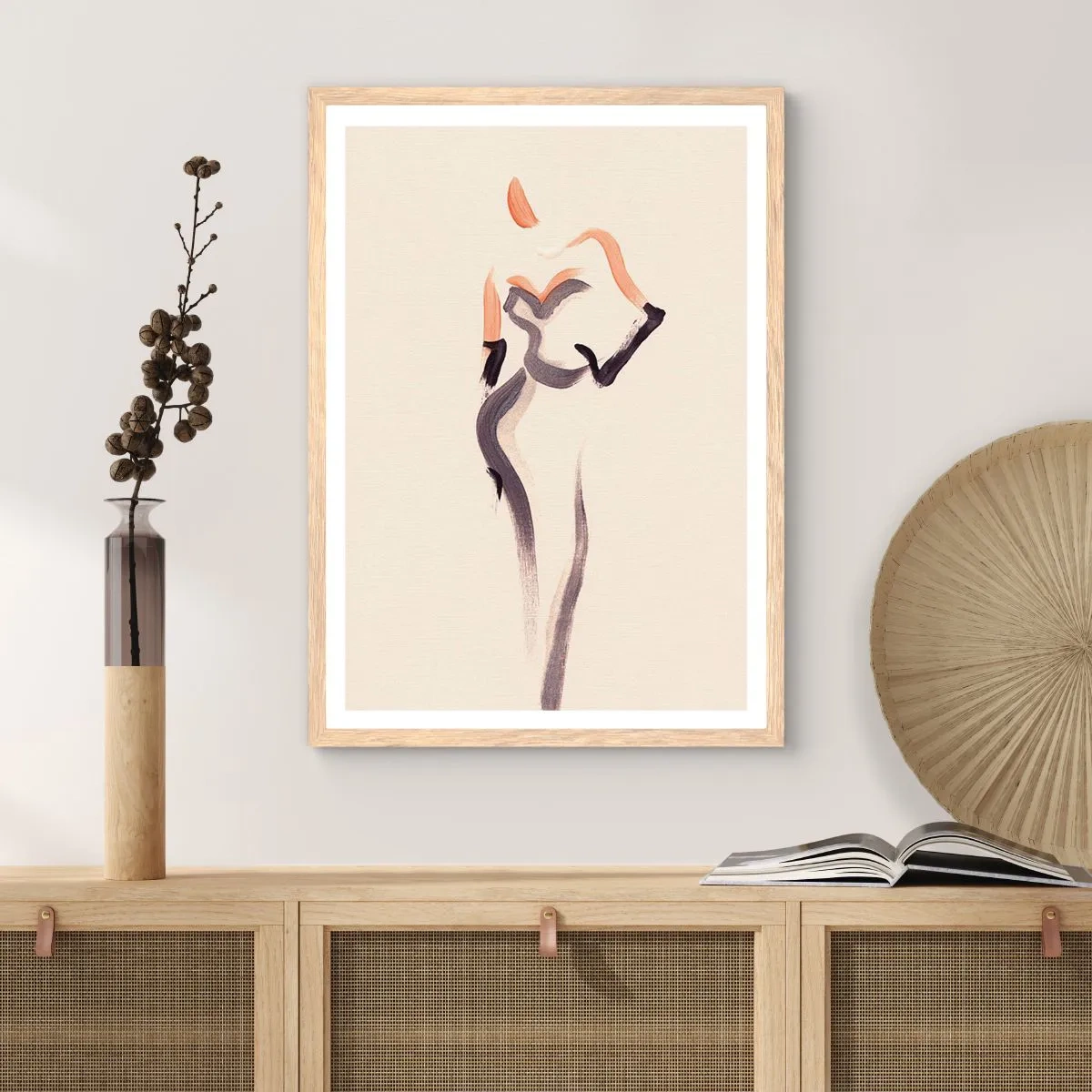 Poster în ramă de stejar deschis - Din anii de aur ai Hollywood-ului - 50x70 cm