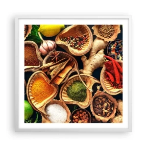 Poster în ramă albă - Ia ce vrei - 60x60 cm