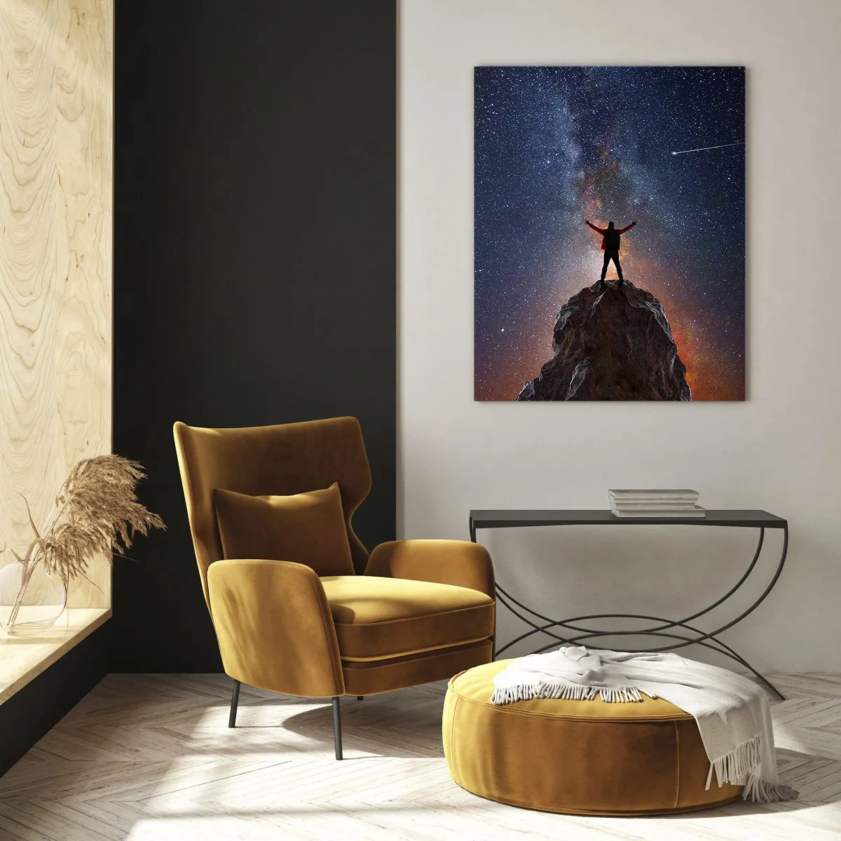 Tablou pe sticlă - Puterea este cu mine! - 50x70 cm