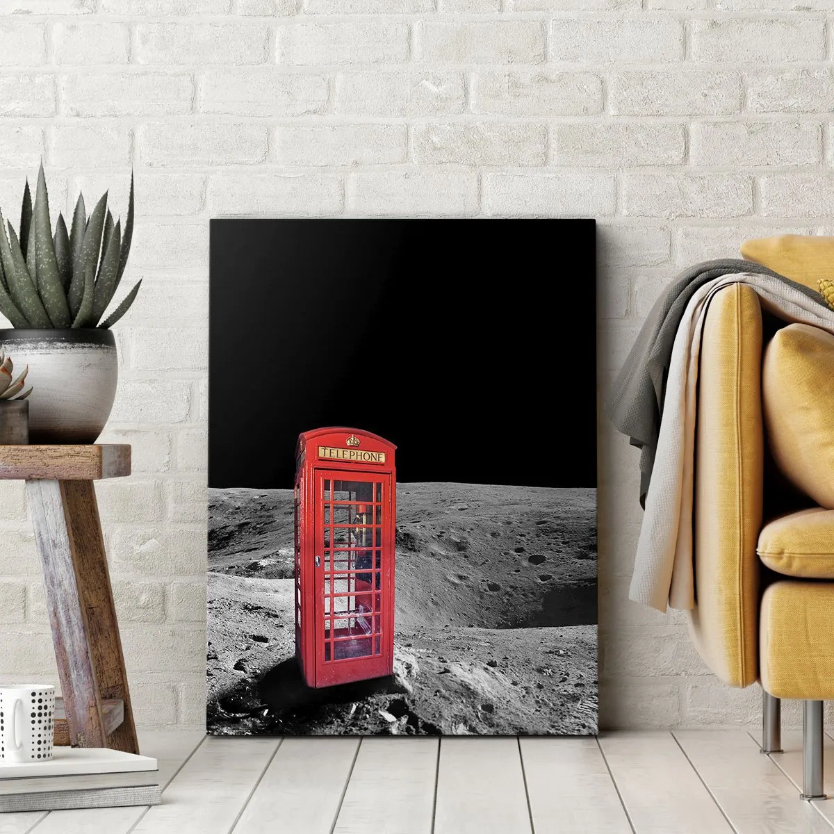 Tablou pe pânză - Glumă cosmică - 65x120 cm