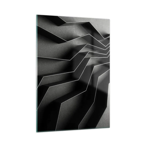 Tablou pe sticlă - Ordinea spațială - 50x70 cm