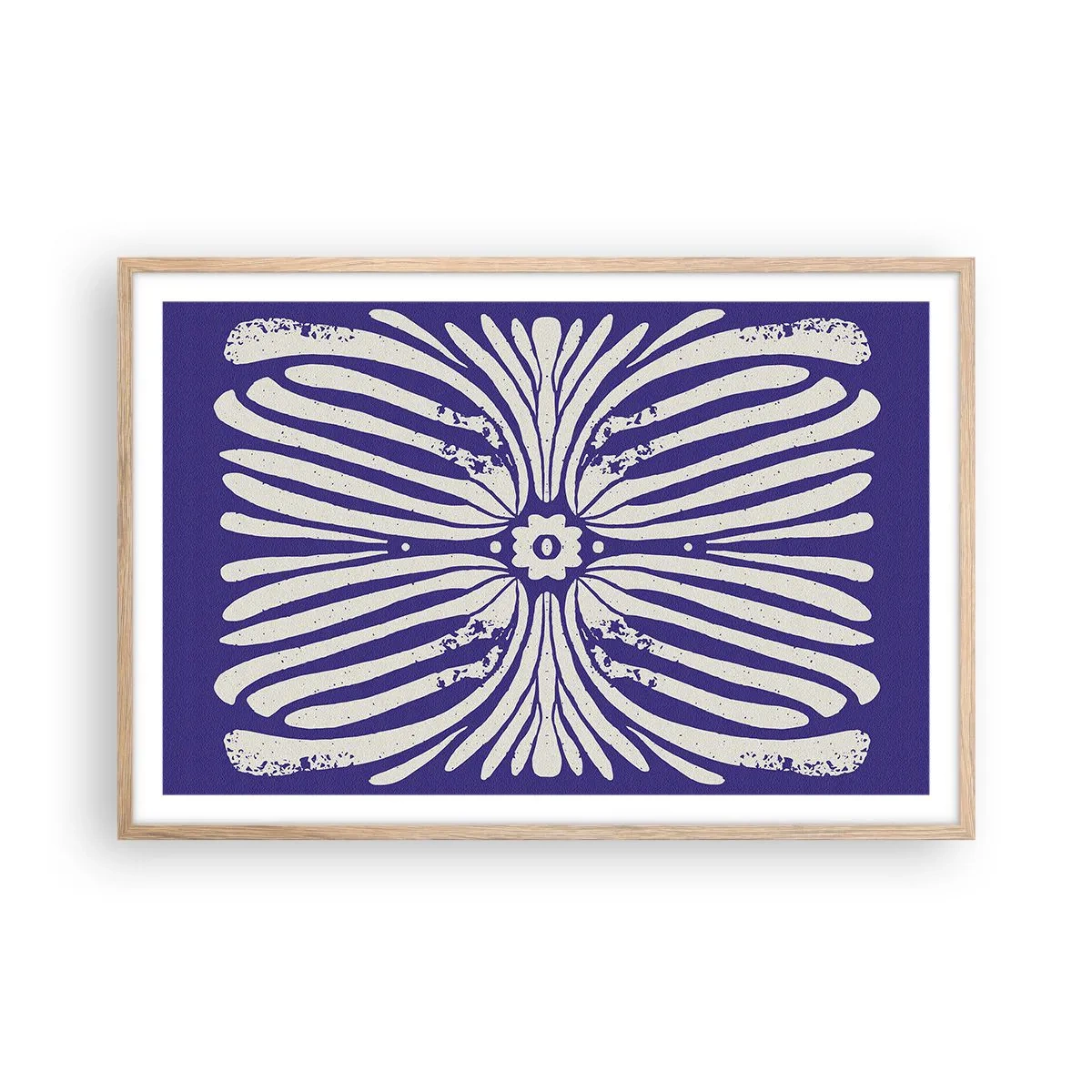 Poster în ramă de stejar deschis - Inspirații etnice - 91x61 cm