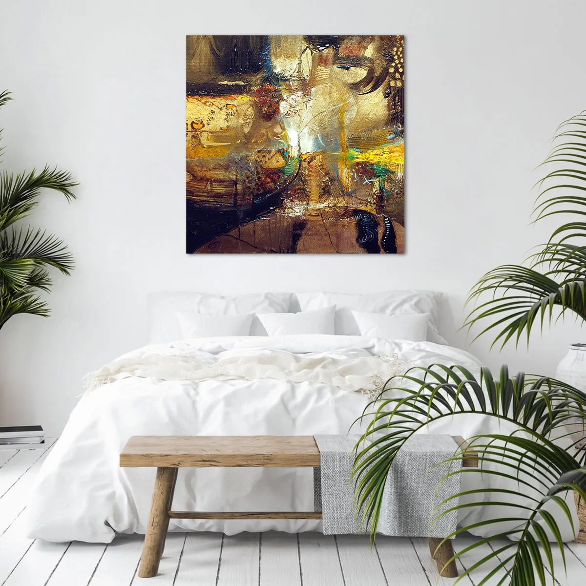 Tablou pe pânză - Rece, călduț, fierbinte - 60x60 cm