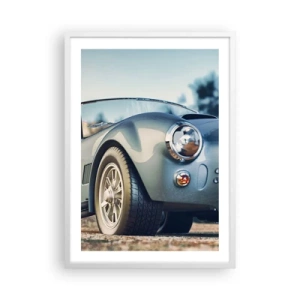 Poster în ramă albă - Pentru că stilul contează - 50x70 cm