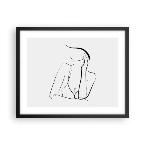 Poster în ramă neagră - Pe valul unui vis - 50x40 cm