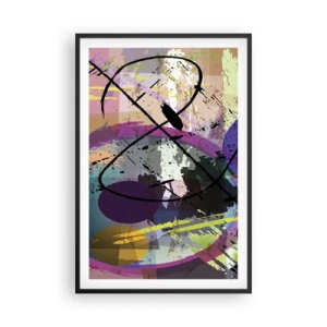 Poster în ramă neagră - Poate fi drept sau de jur împrejur - 61x91 cm