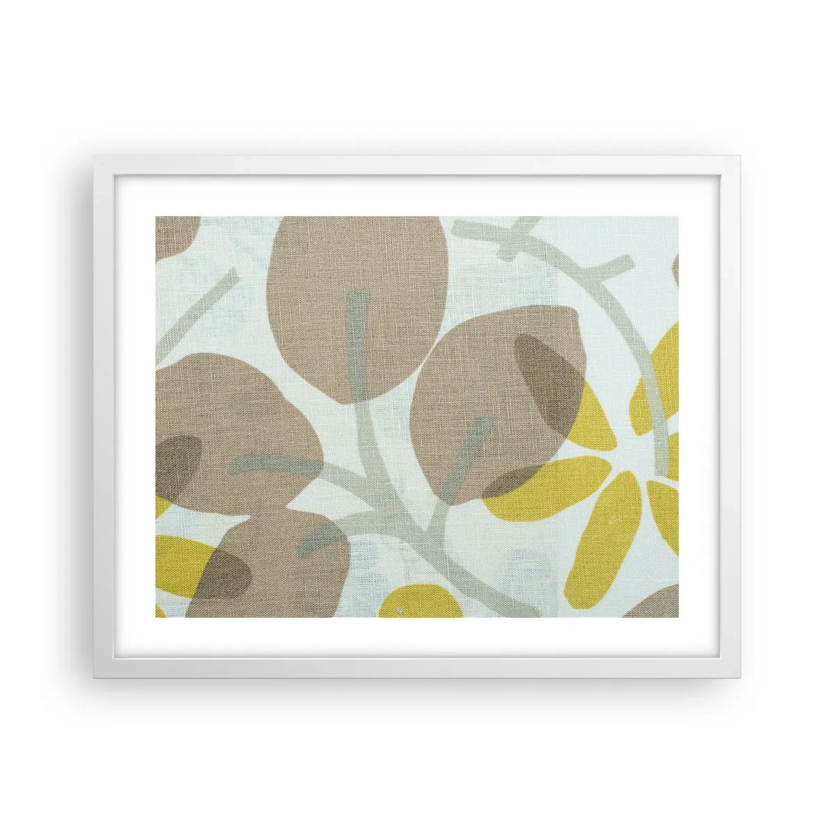 Poster în ramă albă - Compoziție în plin soare - 50x40 cm