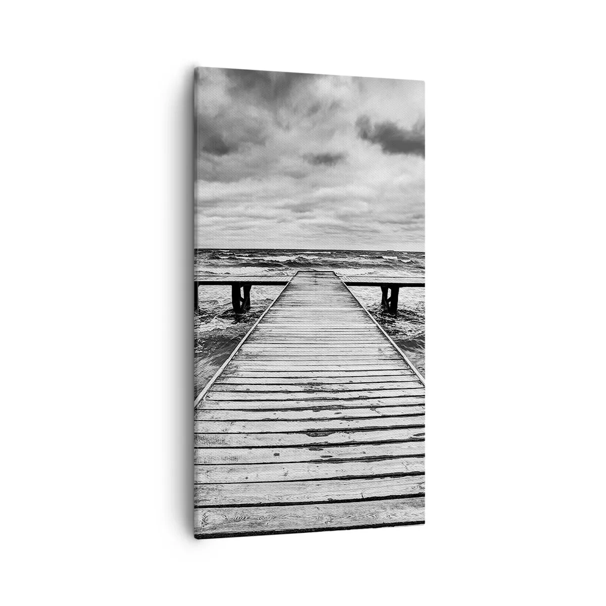 Tablou pe pânză - Aștept ca vântul să fugărească... - 55x100 cm