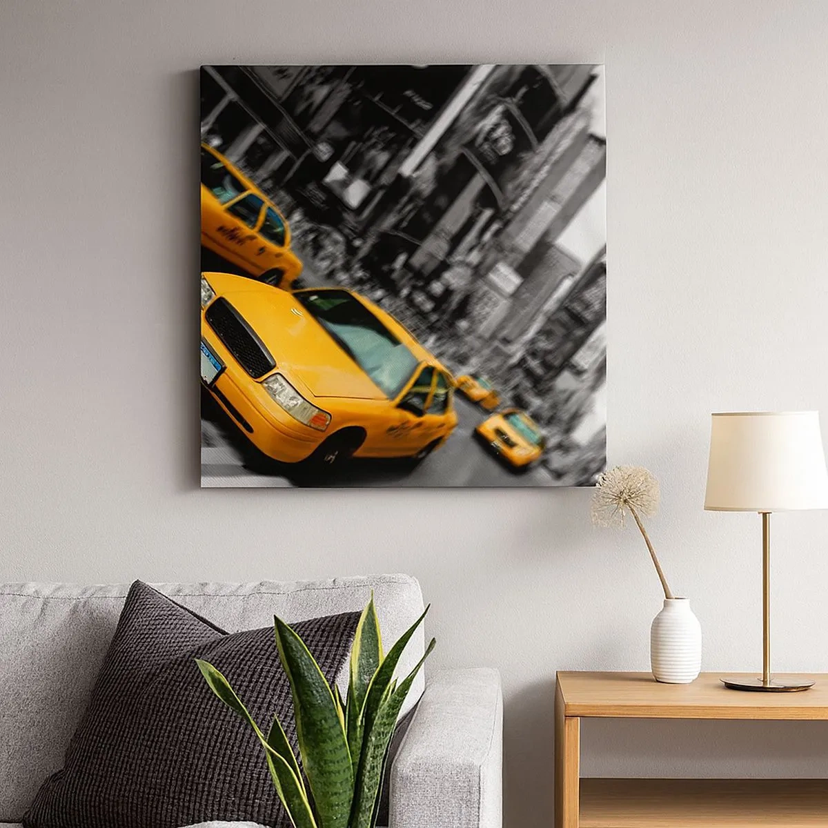 Tablou pe pânză - Picături de soare la New York - 30x30 cm