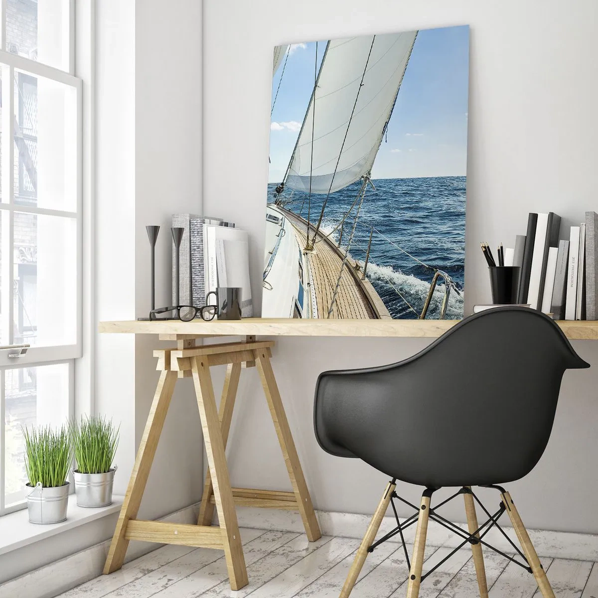 Tablou pe sticlă - Ahoy aventura - 70x100 cm