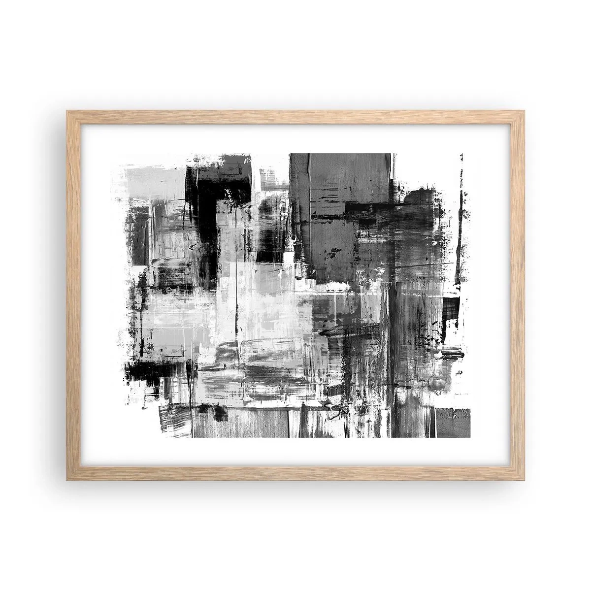 Poster în ramă de stejar deschis - Griul este frumos - 50x40 cm