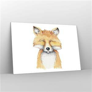 Tablou pe sticlă - Mofturi de vulpe - 120x80 cm