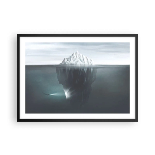 Poster în ramă neagră - Un mister subacvatic - 70x50 cm