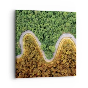 Tablou pe pânză - Frontiere și defilee - 30x30 cm