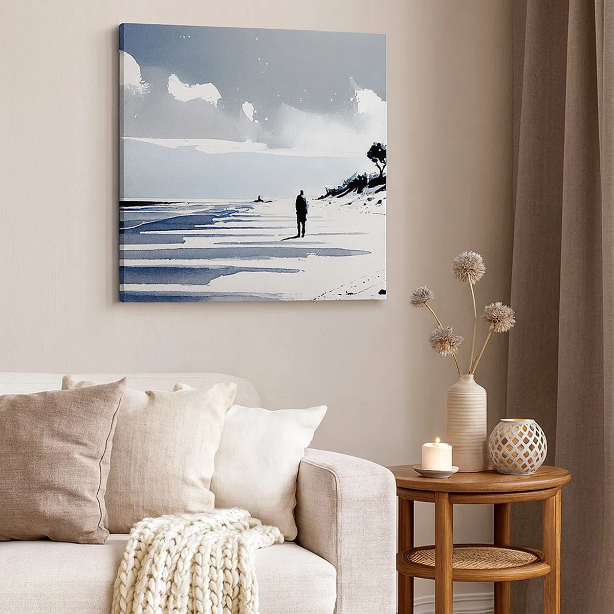 Tablou pe pânză - Singuratic - 30x30 cm