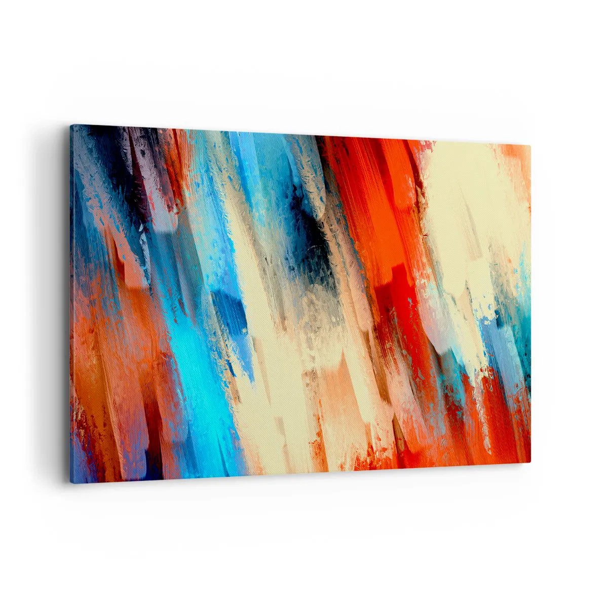 Tablou pe pânză - O cascadă de culori - 120x80 cm