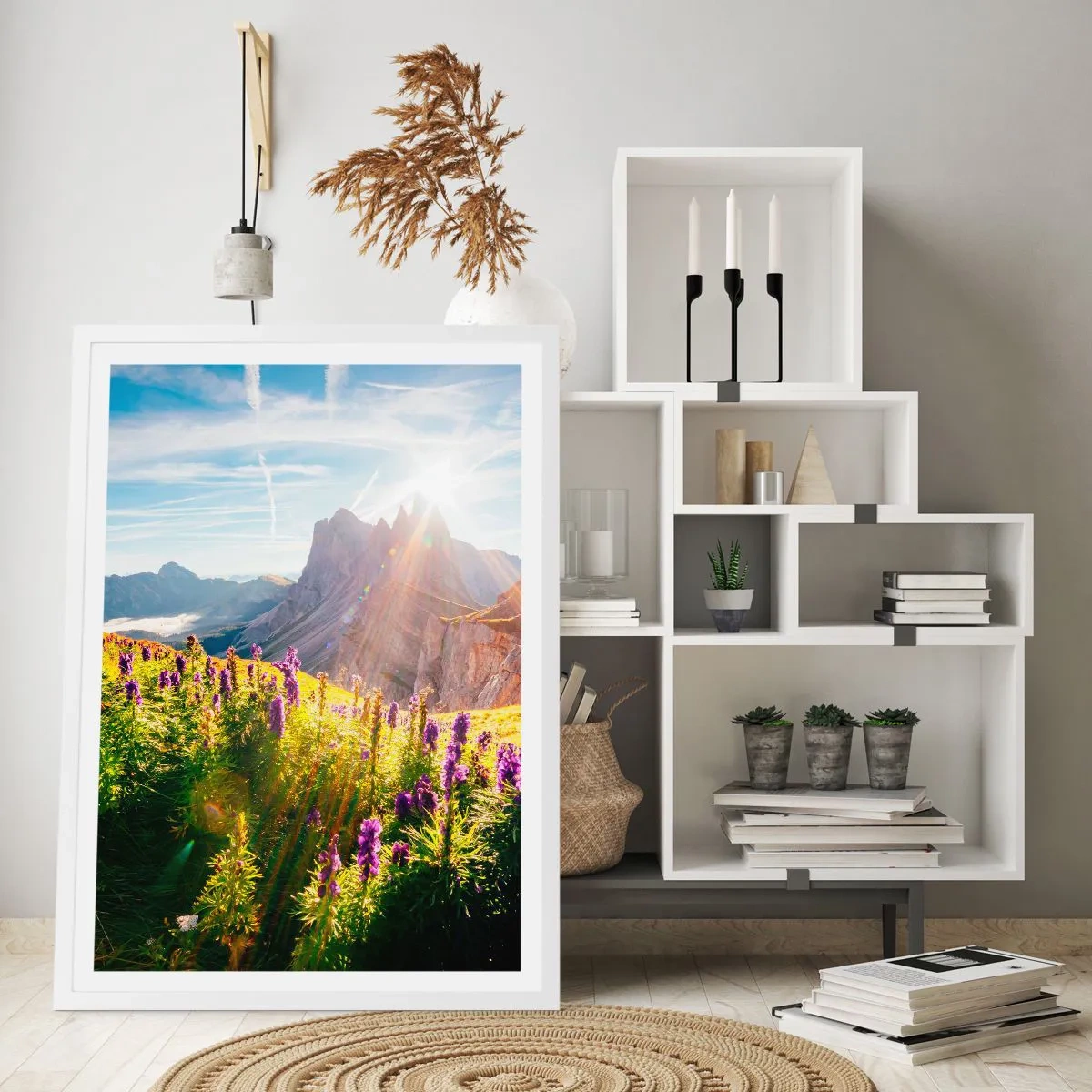 Poster în ramă albă - Viața secretă a ierburilor - 70x100 cm