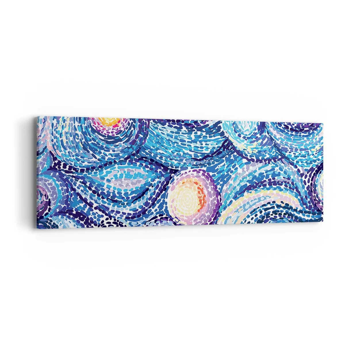 Tablou pe pânză - Dintr-un tablou de van Gogh - 90x30 cm