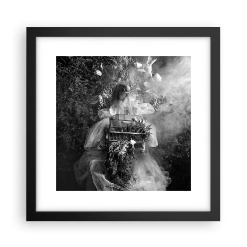 Poster în ramă neagră - Mama însăși - Natura - 30x30 cm