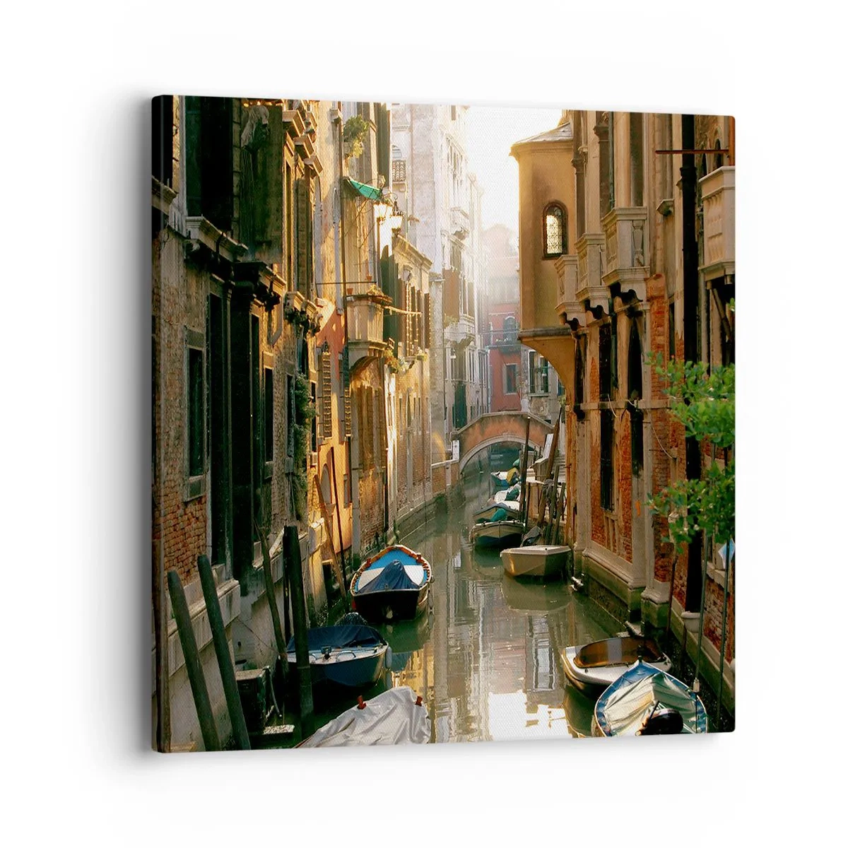Tablou pe pânză - Pe o străduță venețiană - 40x40 cm