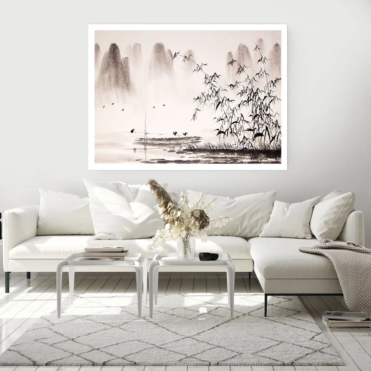 Poster - Liniștea câmpurilor de orez - 50x40 cm