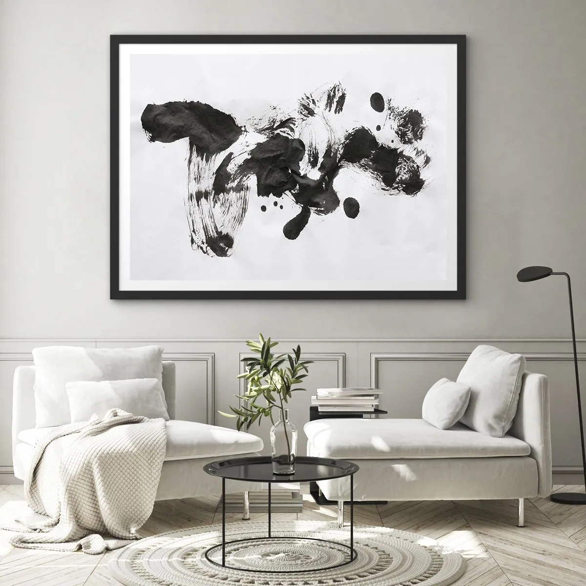 Poster în ramă neagră - Metodă în nebunie? - 70x50 cm