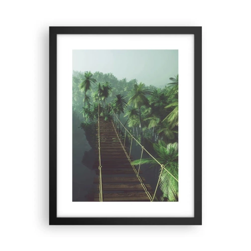 Poster în ramă neagră - Deasupra cazanului verde - 30x40 cm