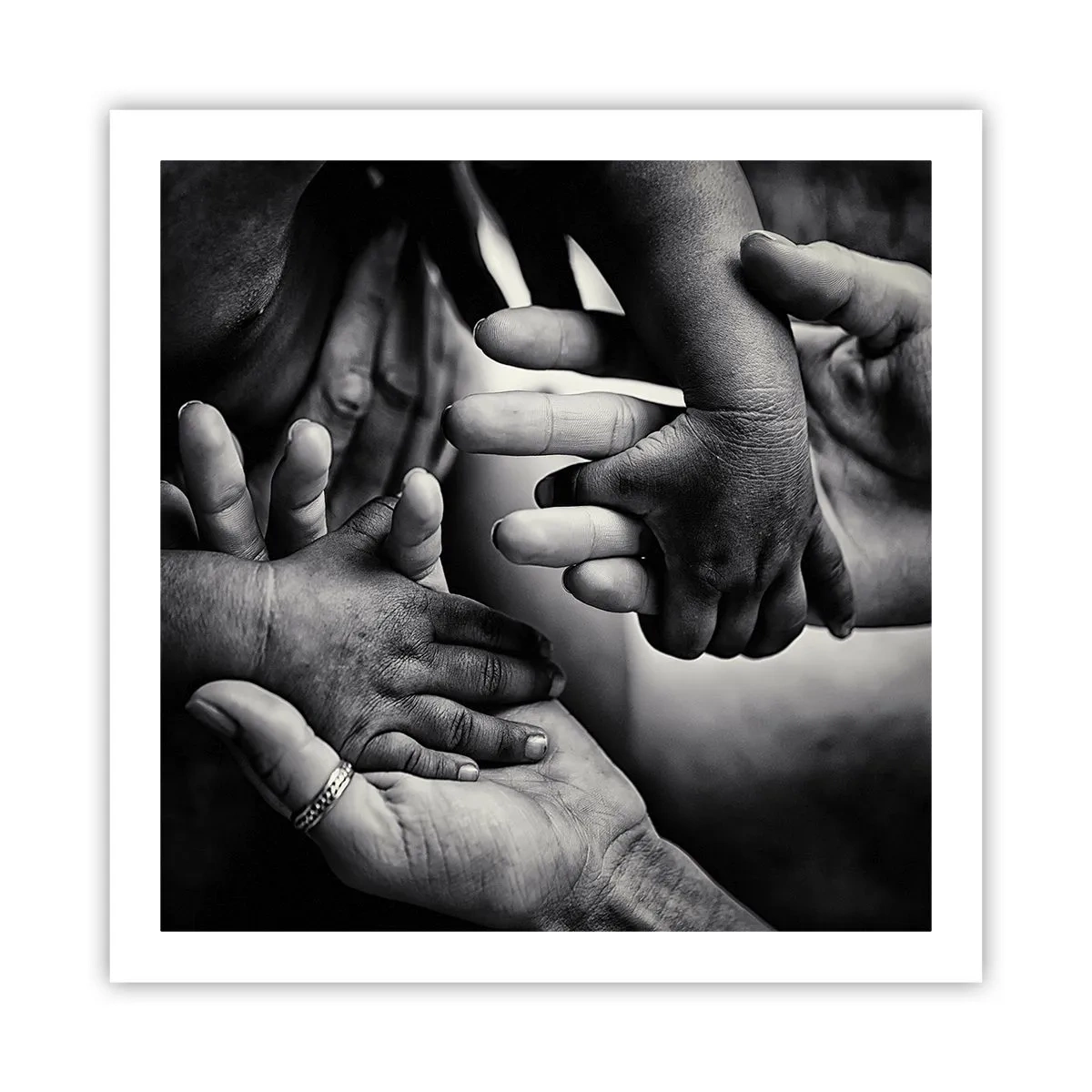 Poster - A fi om - 60x60 cm