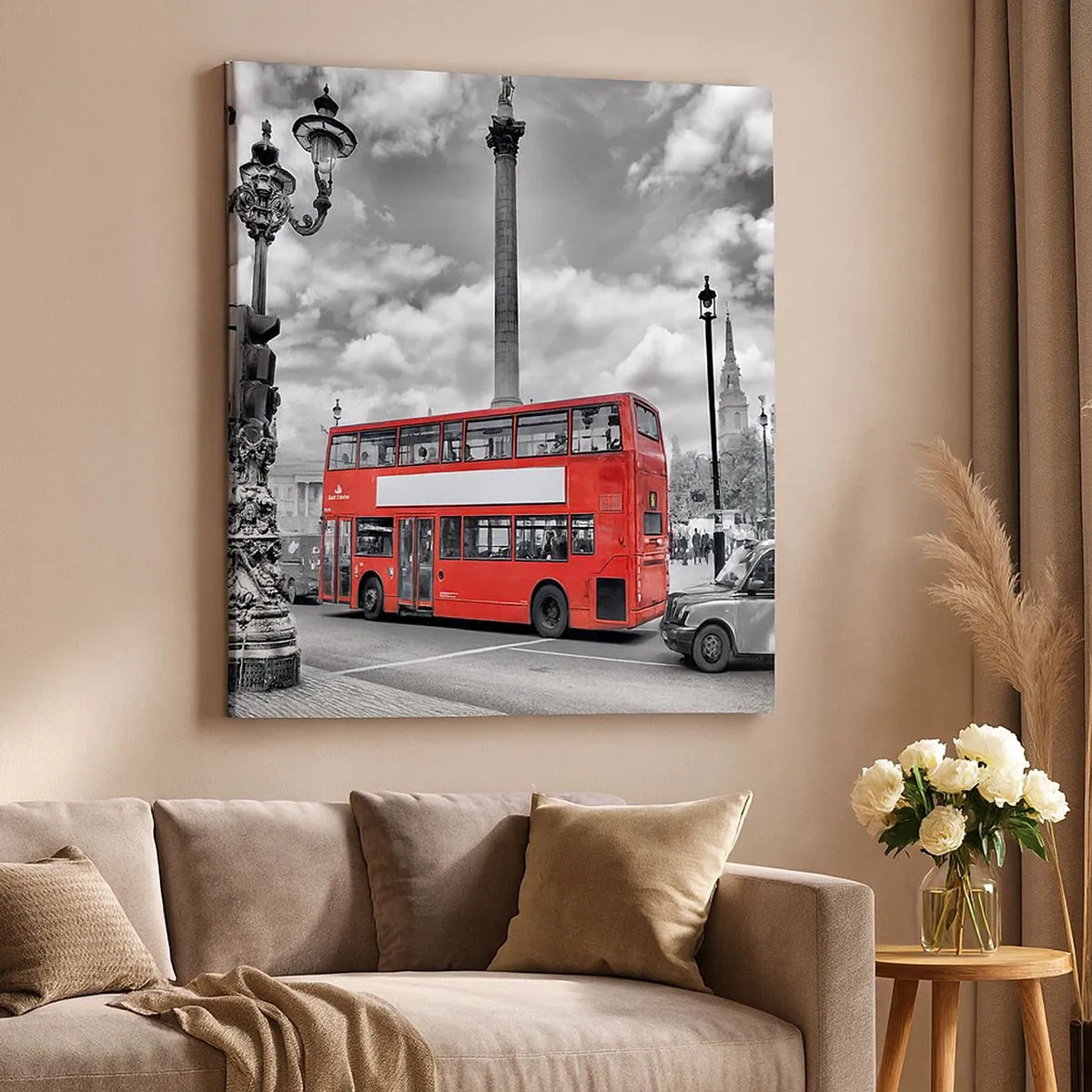 Tablou pe pânză - Adevărata forță vitală a orașului - 30x30 cm