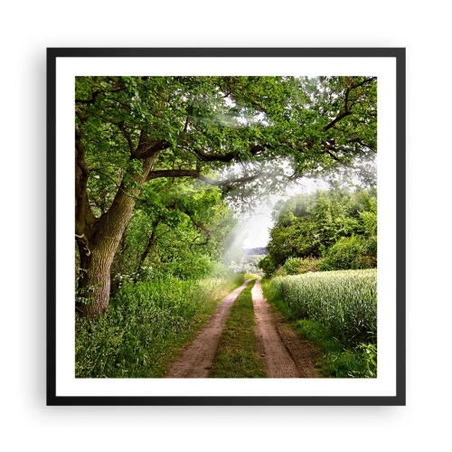 Poster în ramă neagră - Et in Arcadia ego - 60x60 cm