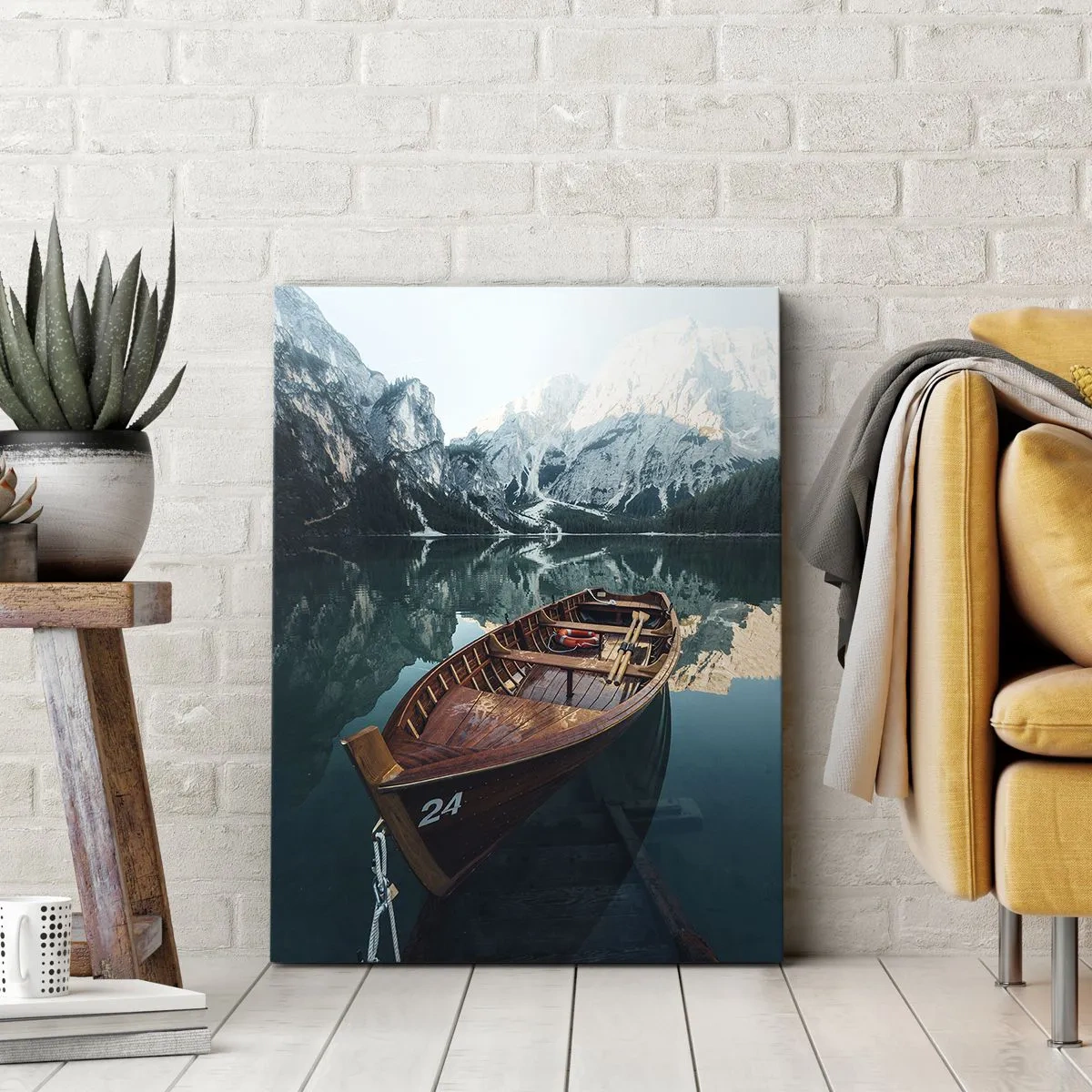 Tablou pe pânză Canvas - Ca și cum ar fi pictat pe sticlă - 50x70 cm