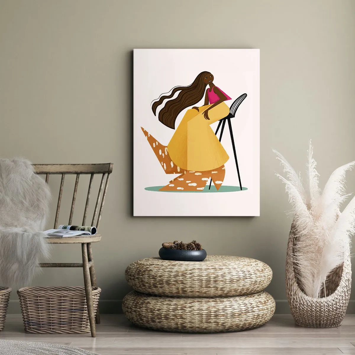 Tablou pe pânză - Moda este distractivă - 65x120 cm