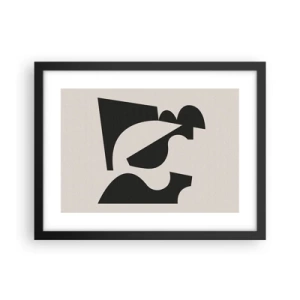 Poster în ramă neagră - Pentru autoasamblare - 40x30 cm