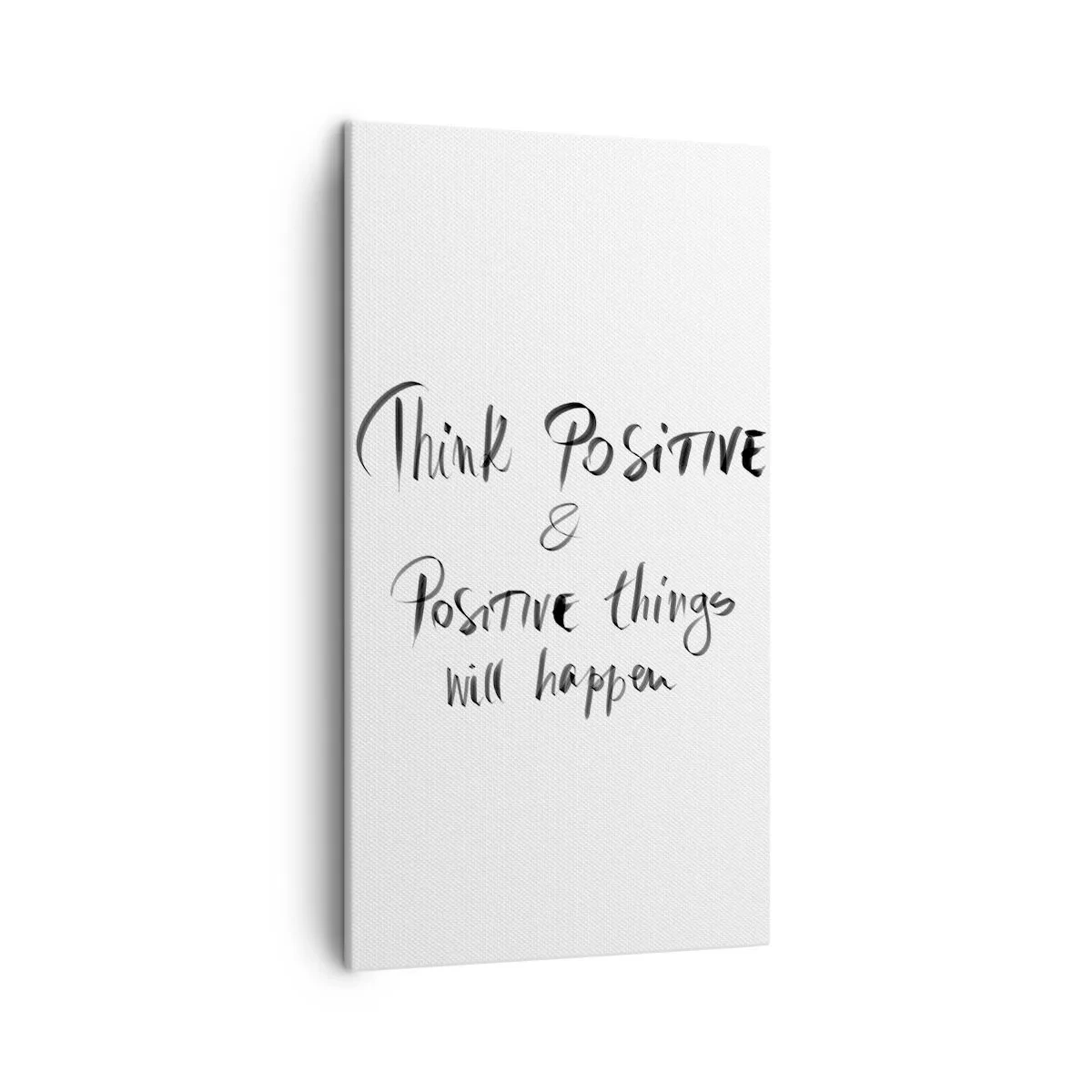 Tablou pe pânză - Cum să trăim bine? - 45x80 cm