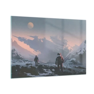 Tablou pe sticlă - Sub o stea necunoscută - 100x70 cm