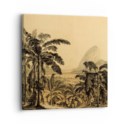 Tablou pe pânză - În stil colonial - 40x40 cm