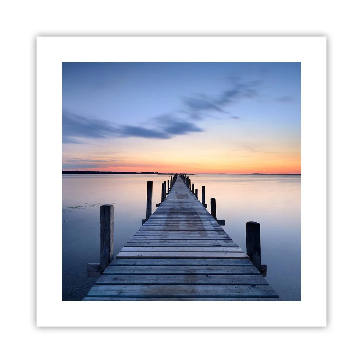 Poster - Calmul unui amurg senin - 40x40 cm