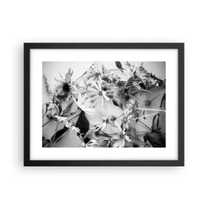 Poster în ramă neagră - Un altfel de buchet - 40x30 cm