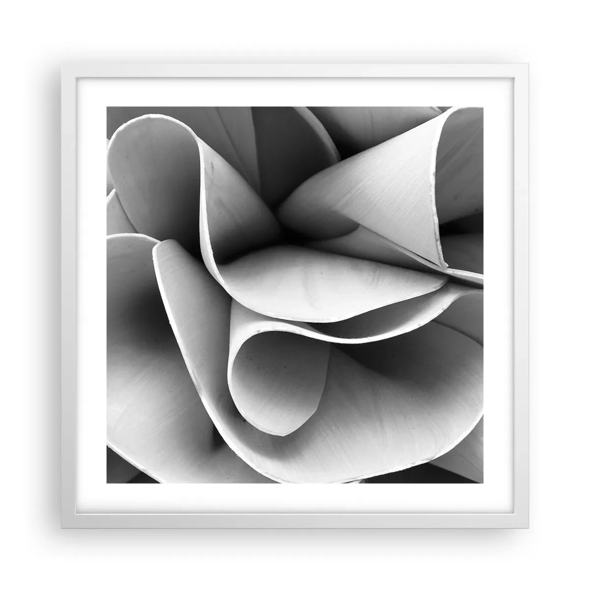 Poster în ramă albă - Se întâmplă în spațiu - 50x50 cm