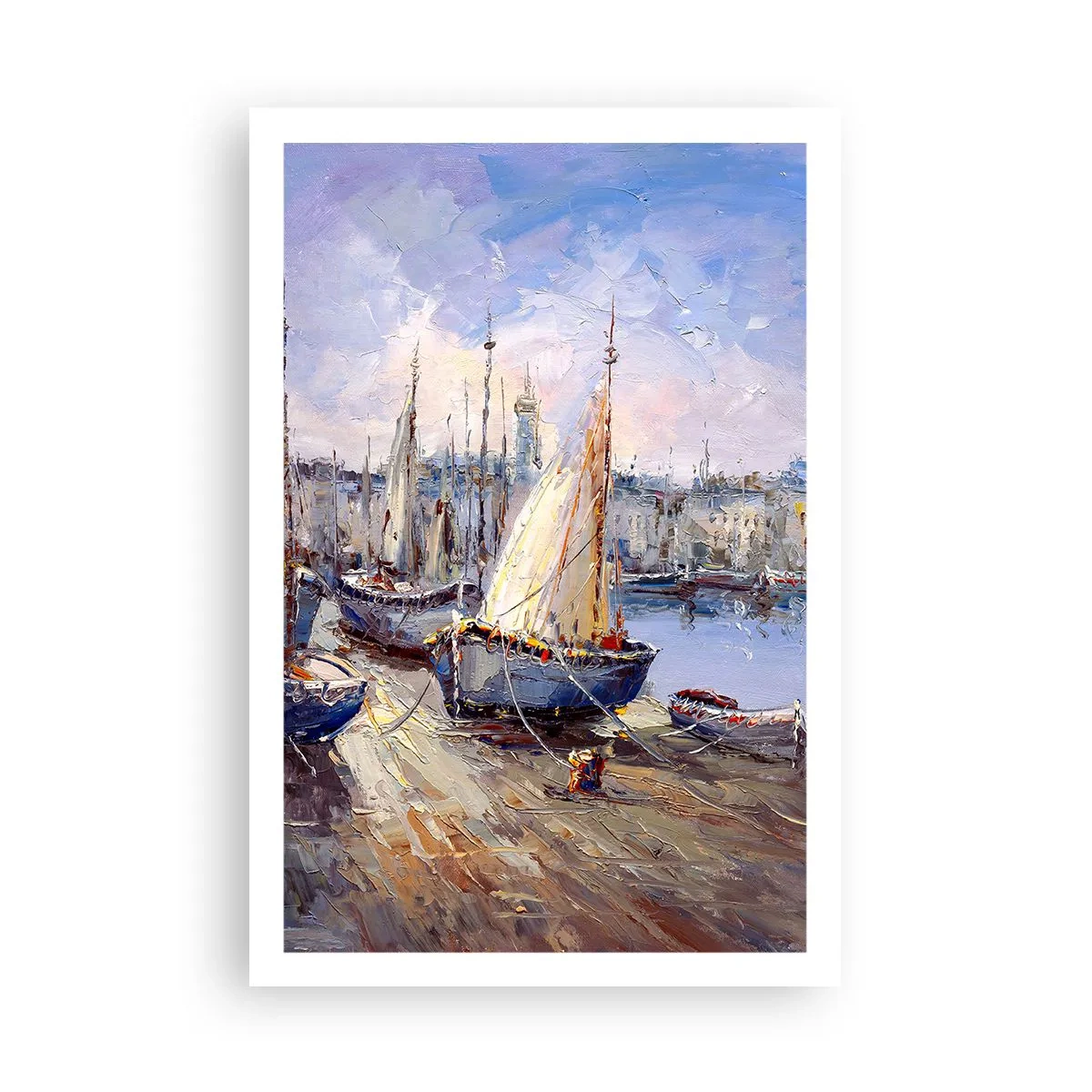 Poster - Orășel de lângă golf - 61x91 cm