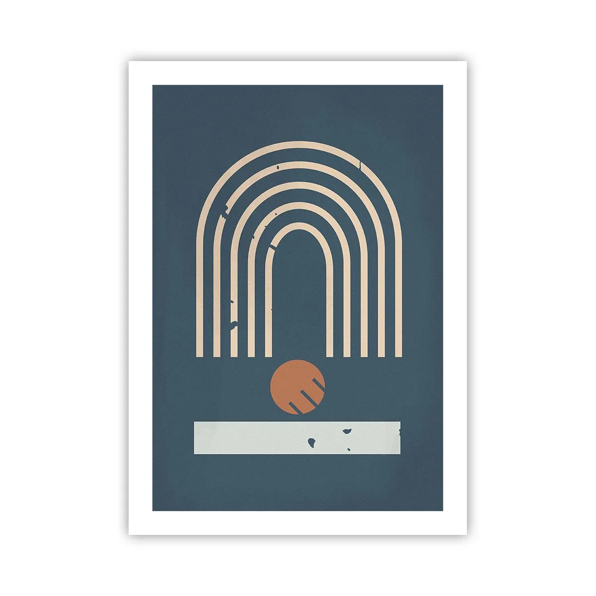 Poster - Geometrie în funcție de rodie - 50x70 cm