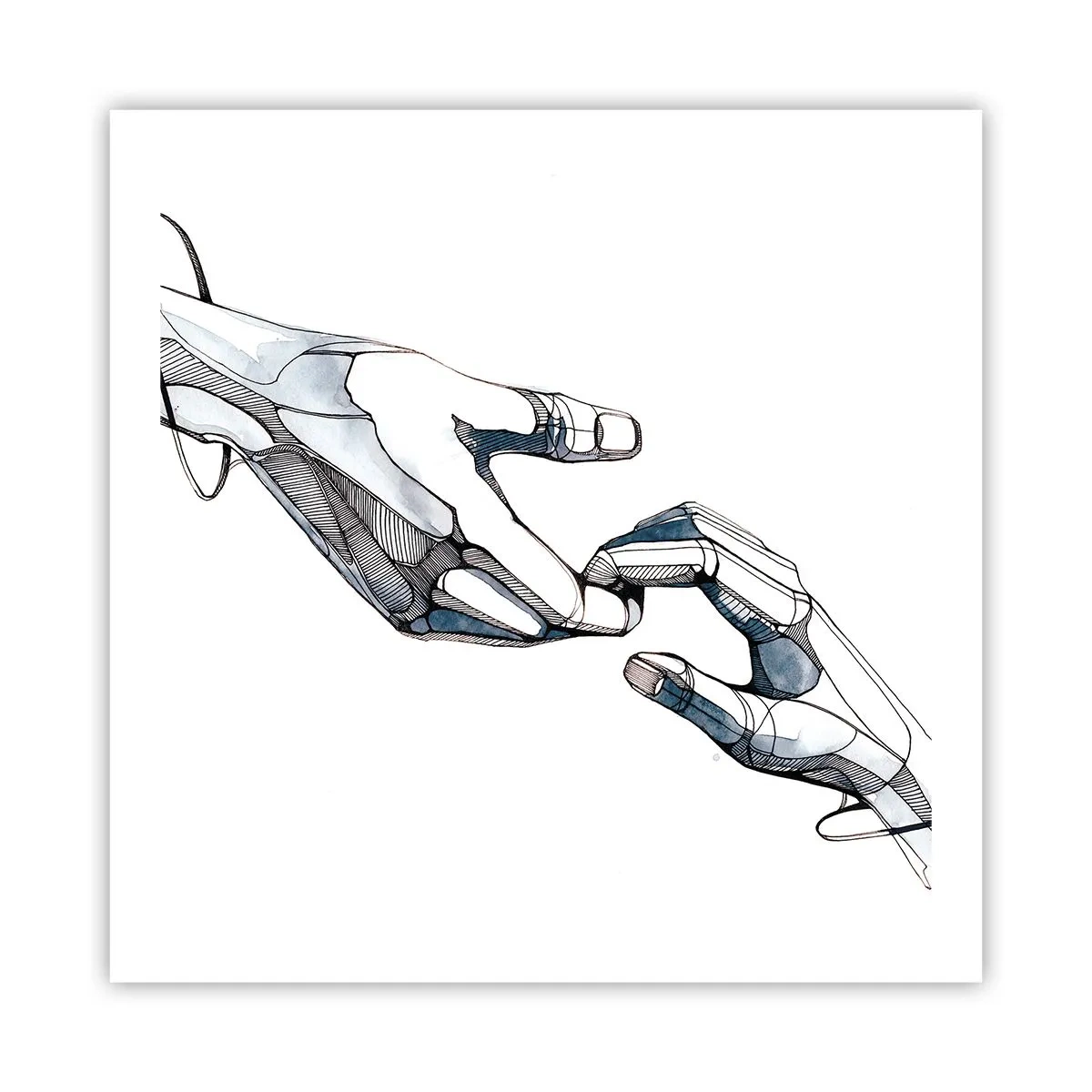 Poster - Gest frumos - 60x60 cm