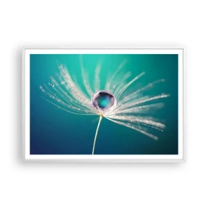 Poster în ramă albă - Moment mistic - 100x70 cm