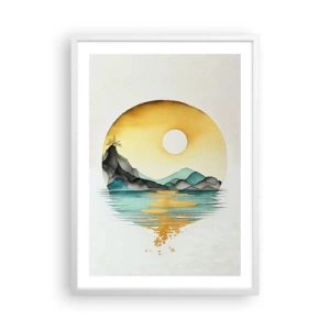 Poster în ramă albă - În cercul de frumusețe - 50x70 cm