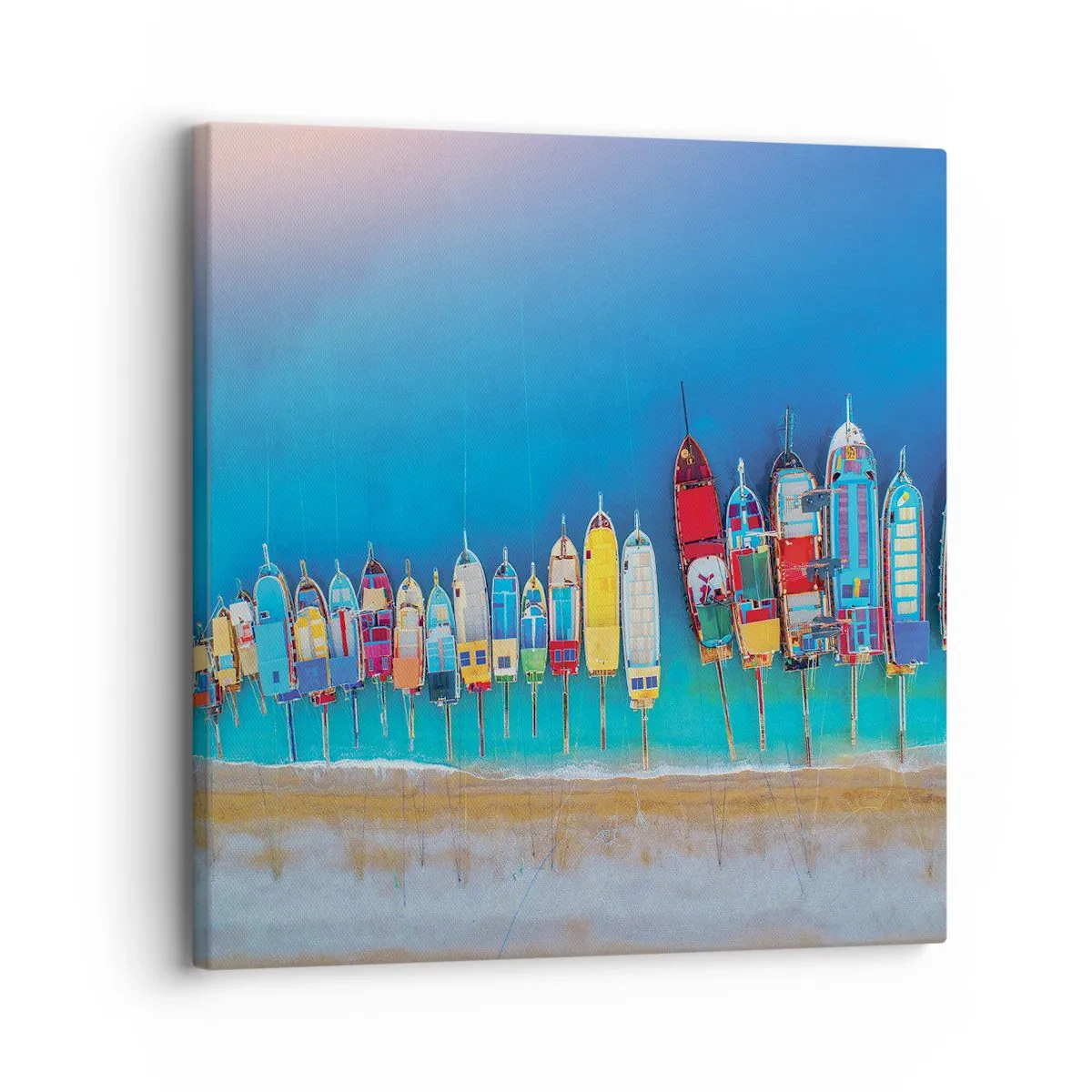 Tablou pe pânză - Din perspectiva unei păsări - 30x30 cm