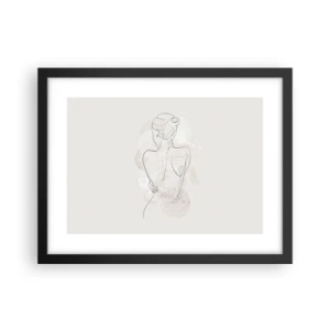 Poster în ramă neagră - Ca un instrument sensibil - 40x30 cm