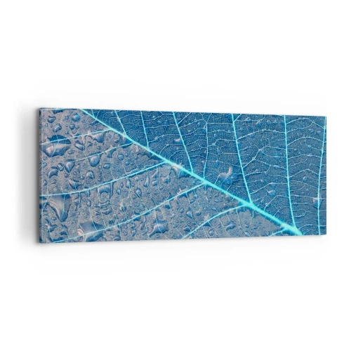 Tablou pe pânză - Viața în albastru - 100x40 cm