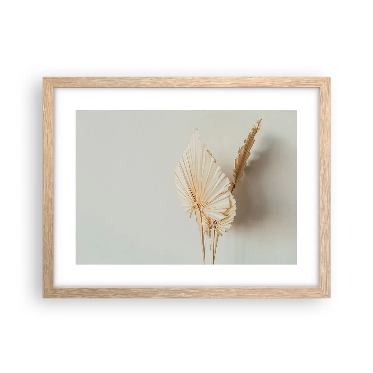 Poster în ramă de stejar deschis - Când este nevoie de ușurare - 40x30 cm